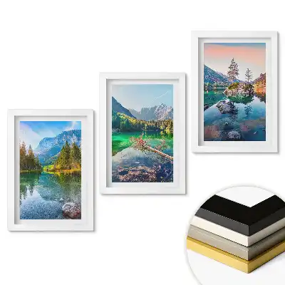 Set tablouri living Peisaje pitorești de munte și apă