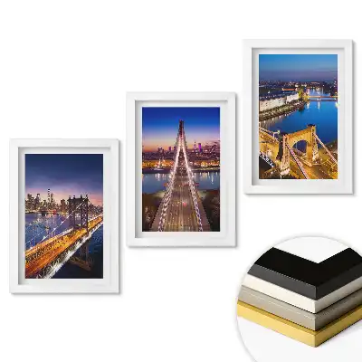 Set tablouri living Poduri și priveliști nocturne ale orașului