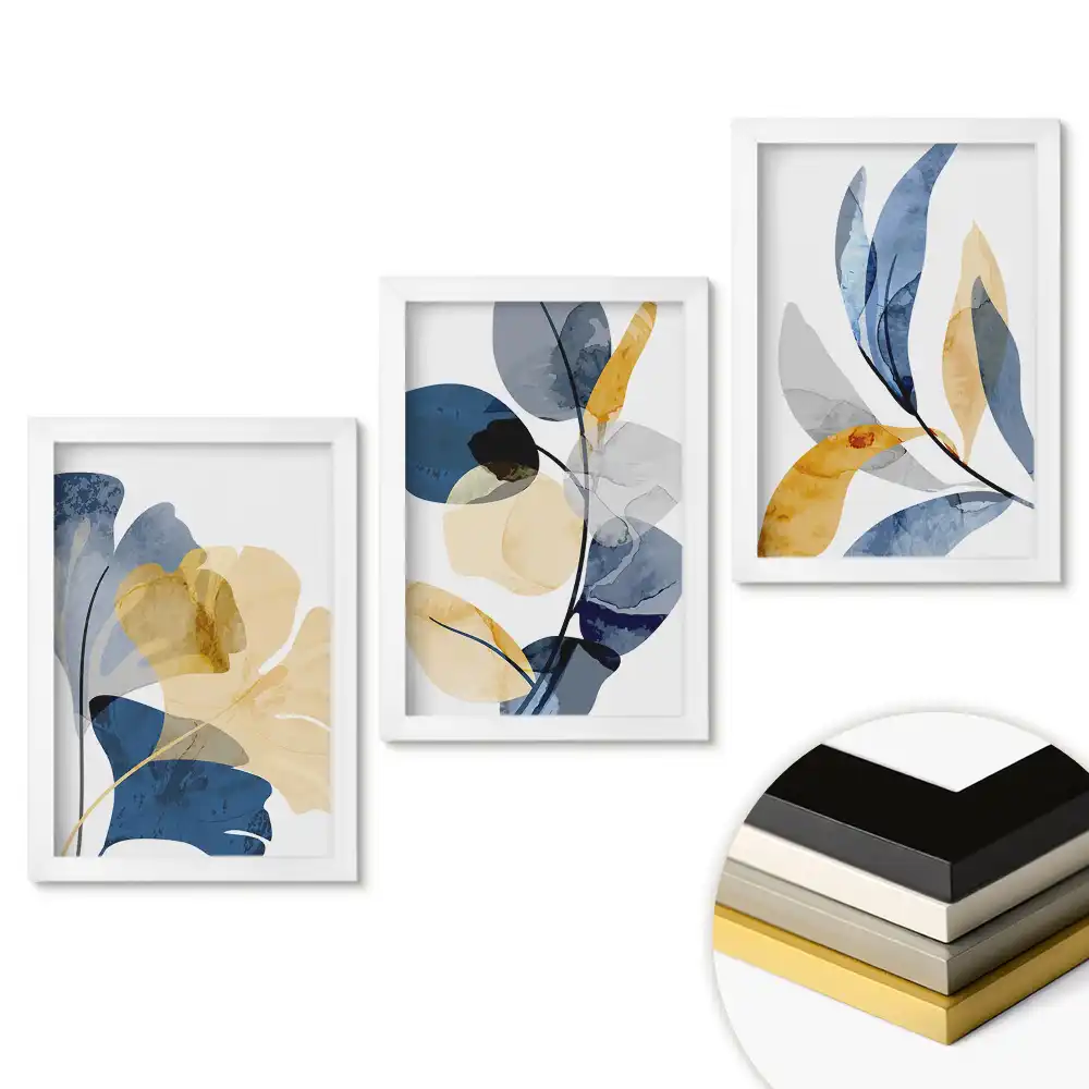 Set tablouri living Inspirații florale într-un stil modern