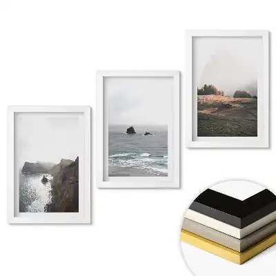Set 3 tablouri dormitor Natura în trei versiuni