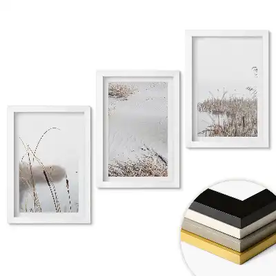 Set tablouri living Pacea naturii în nuanțe delicate