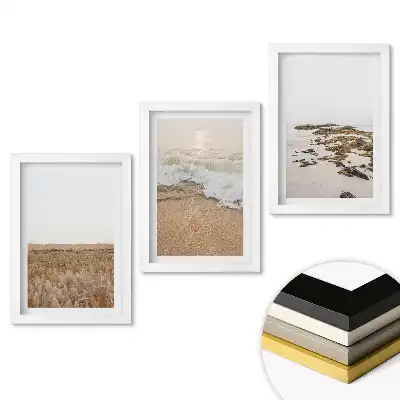 Set 3 tablouri dormitor Frumusețe naturală în trei versiuni