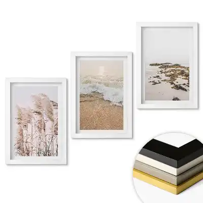 Set 3 tablouri dormitor Frumusețe naturală în trei imagini