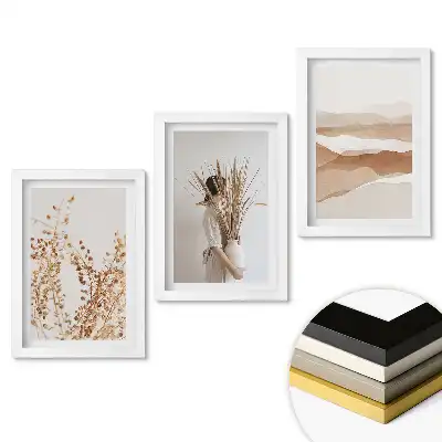 Set tablouri living Frumusețe naturală într-un stil minimalist