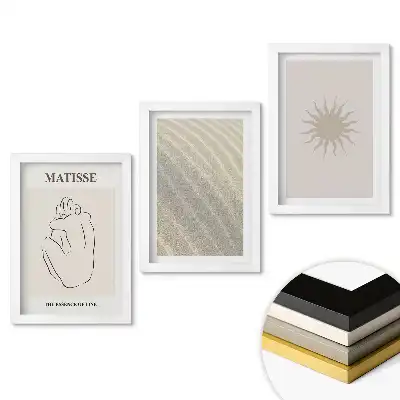 Set tablouri living Artă minimalistă în trei versiuni