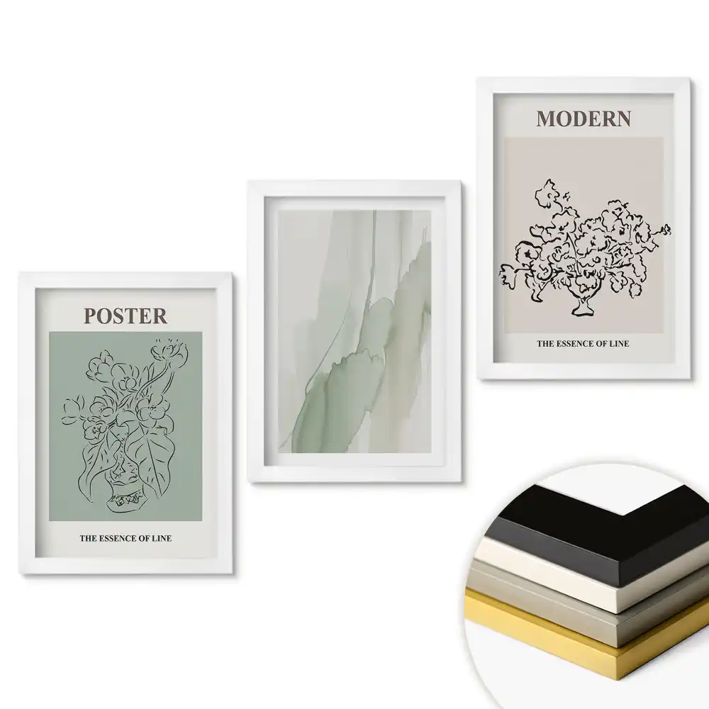Set tablouri living Grafică minimalistă pentru interioare moderne