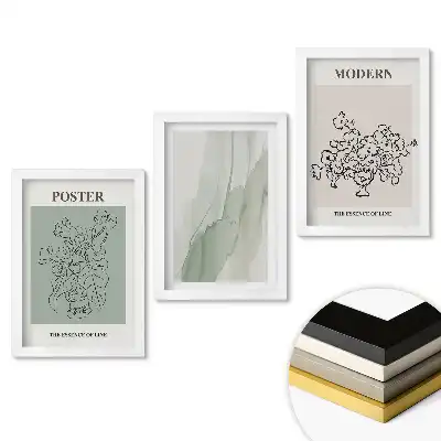 Set tablouri living Grafică minimalistă pentru interioare moderne