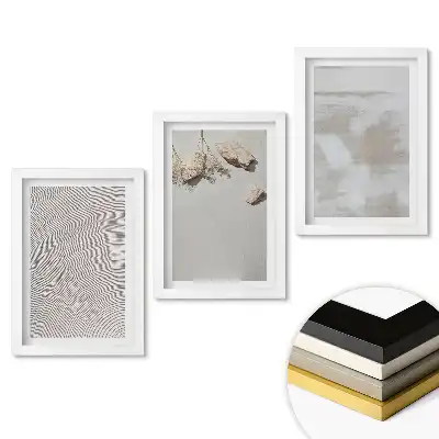 Set tablouri living Modele moderne pe un fundal neutru