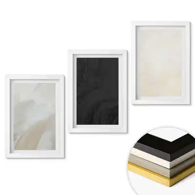 Set tablouri living Compoziții abstracte în culori discrete