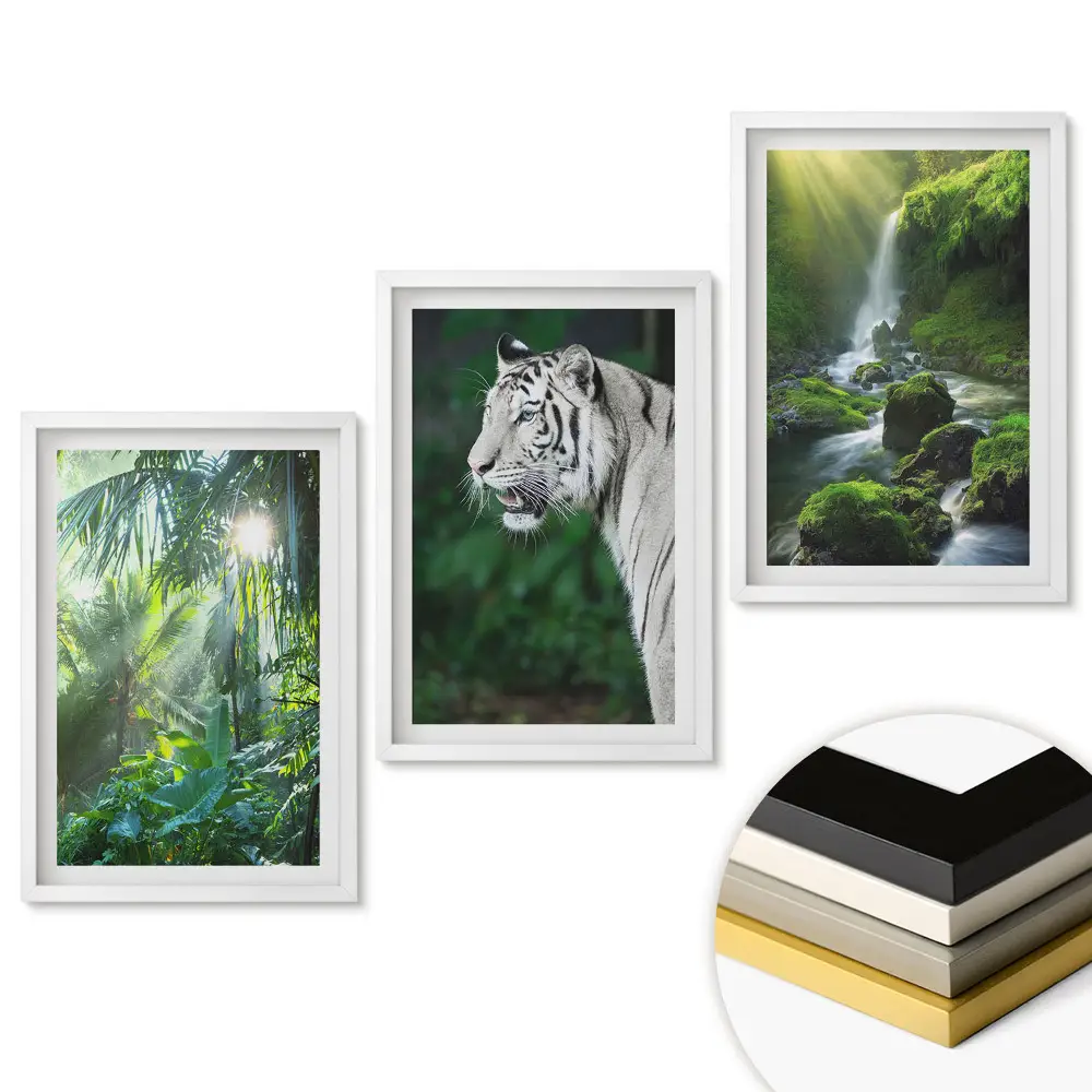 Set de tablouri pentru living Natura în trei variante