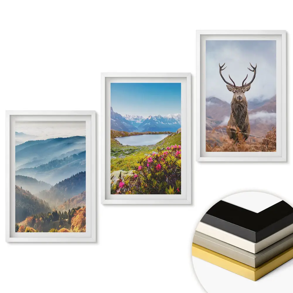 Set tablouri living Frumusețea naturii în trei versiuni
