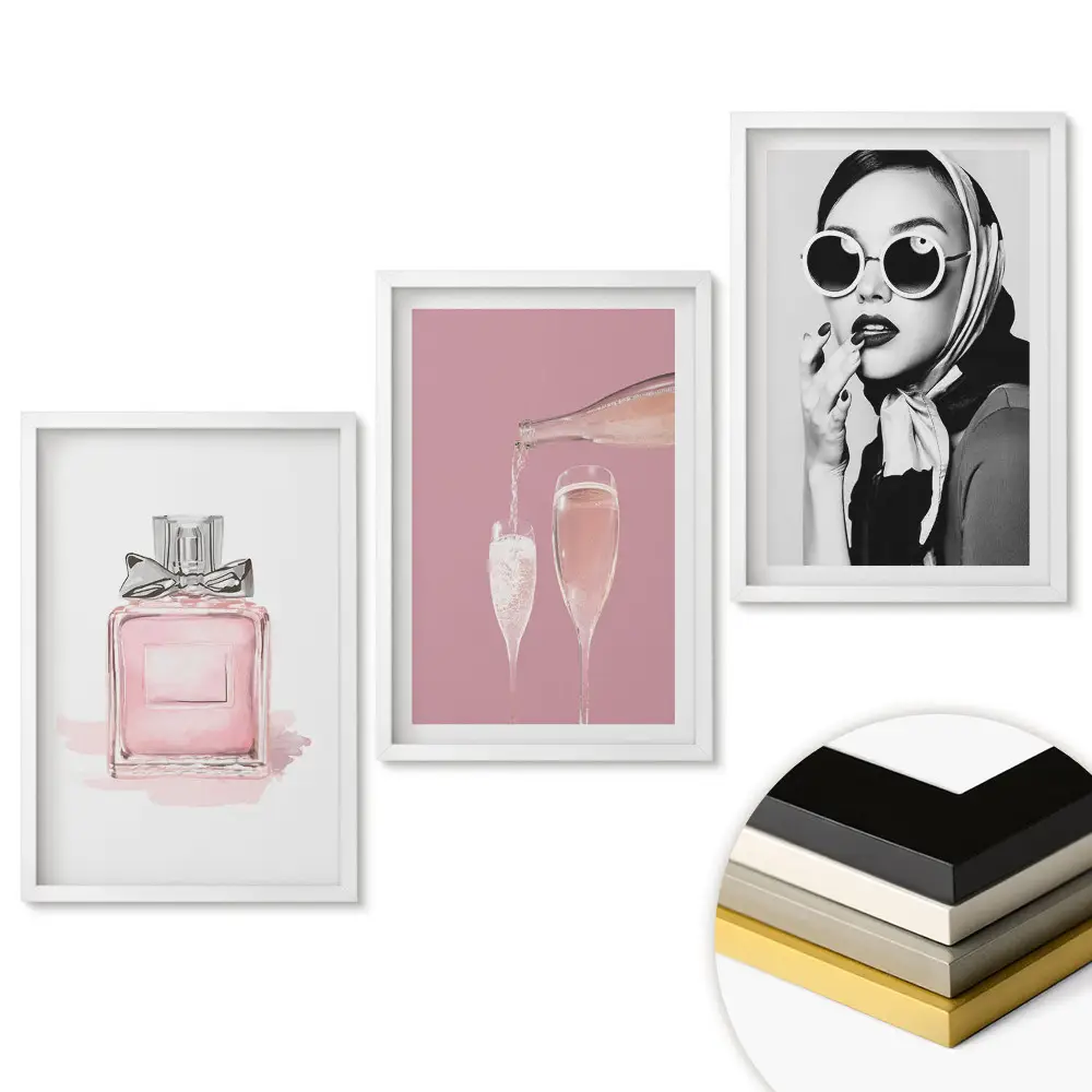 Set de 3 tablouri pentru living Eleganță și lux