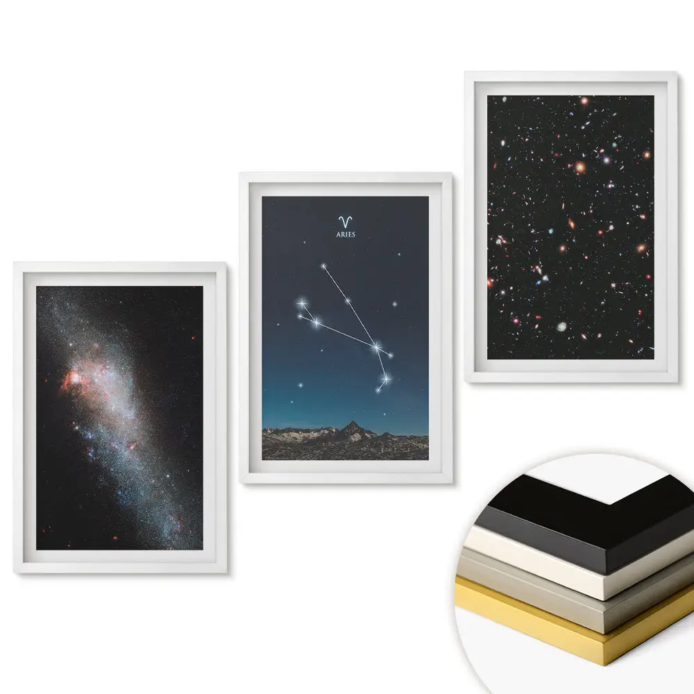 Set tablouri pentru living Frumusețea cosmică a universului