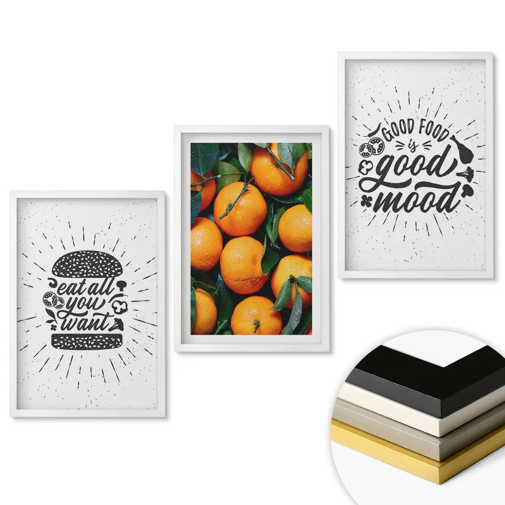 Set tablouri pentru living Arome care îmbunătățesc starea de spirit