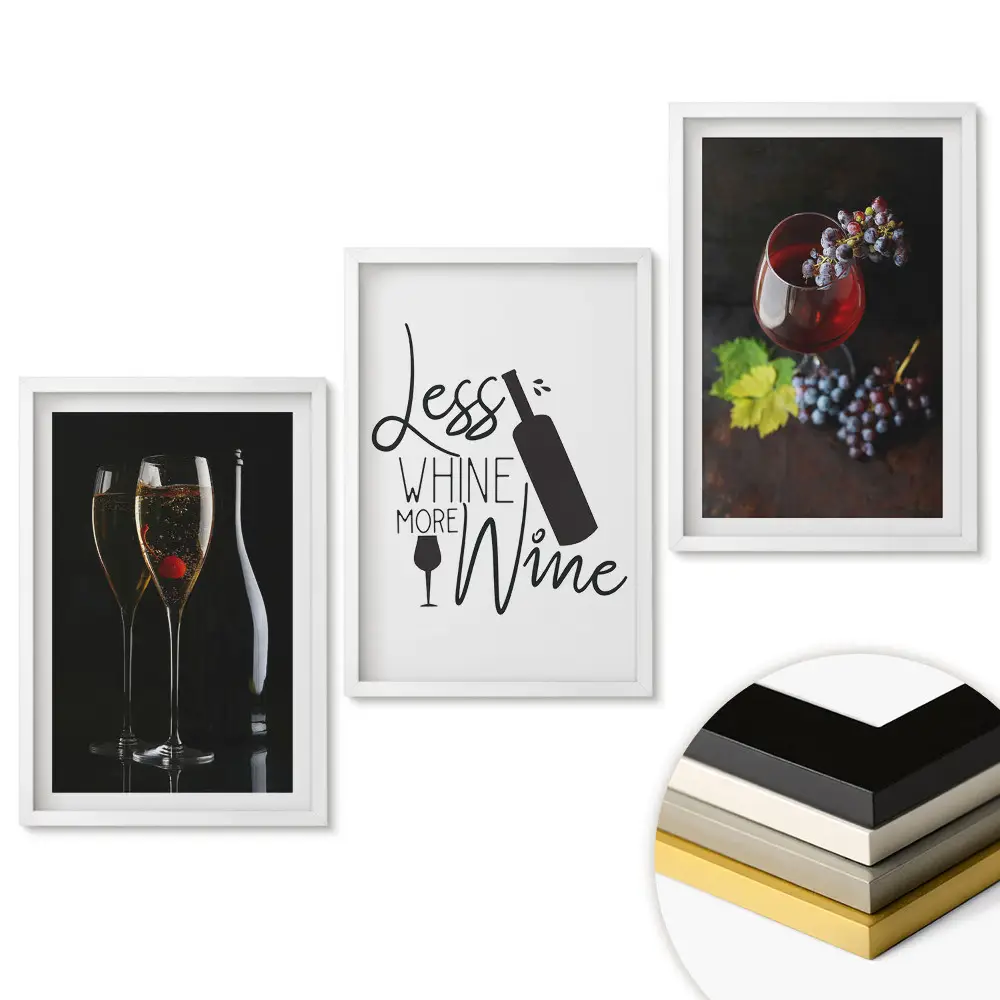 Set de tablouri pentru living Vin în diferite variante