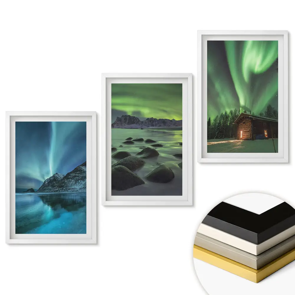 Set tablouri living Fenomene luminoase fenomenale în natură