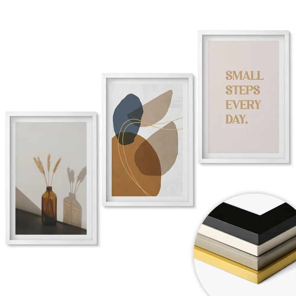 Set tablouri living Grafică elegantă pentru un interior modern