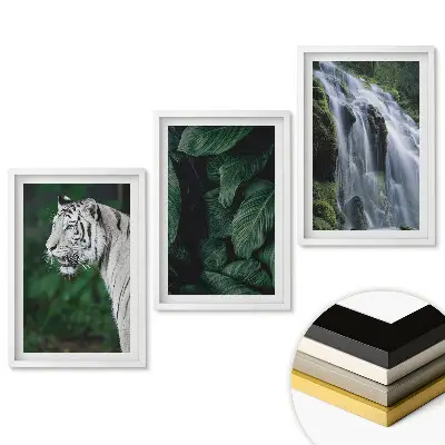 Set 3 tablouri living Natura în trei versiuni