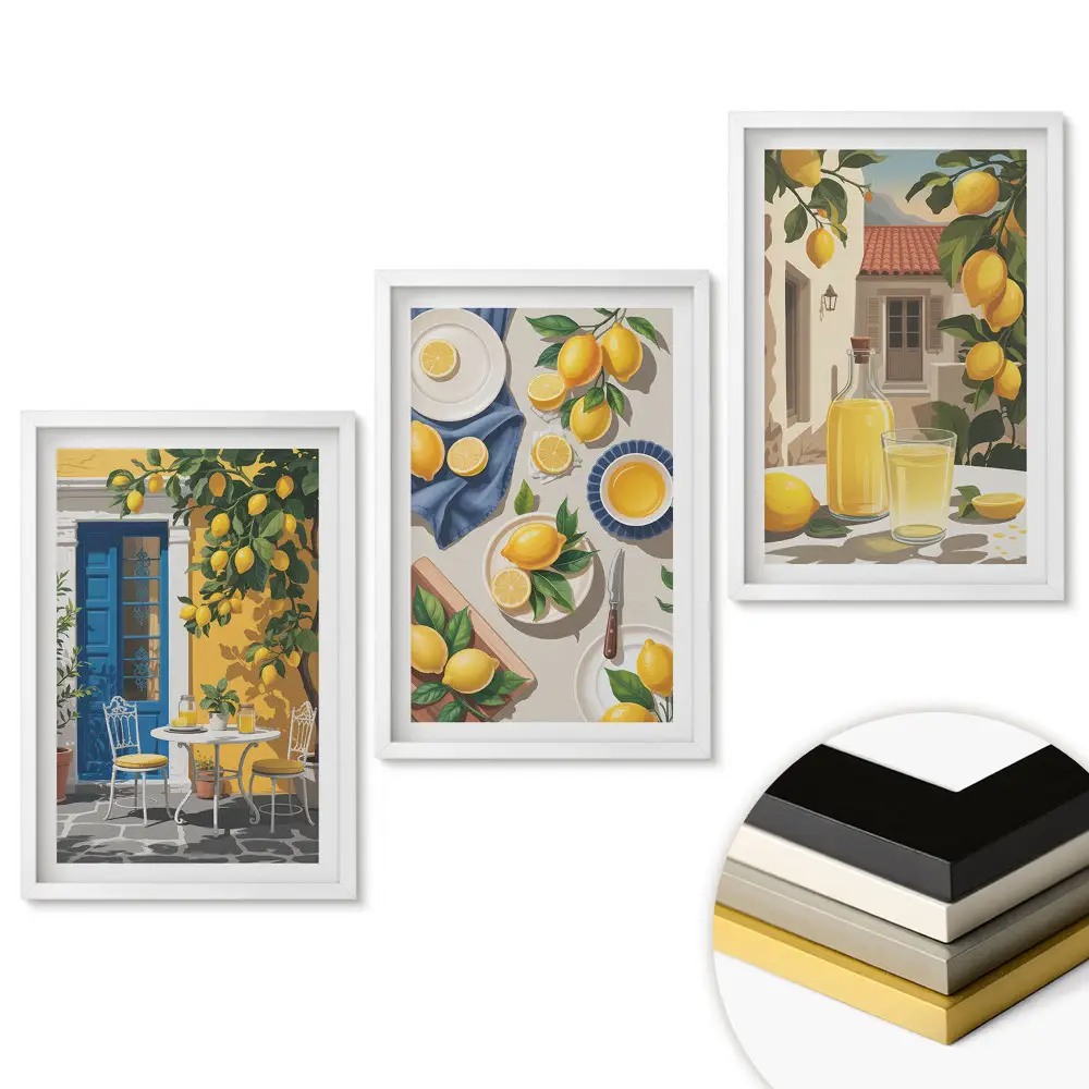 Set de tablouri pentru living Inspirații de limonadă