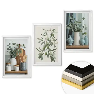 Set de tablouri pentru living cu design decorativ elegant