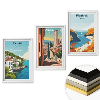 Set tablouri living Locuri pitorești din Europa