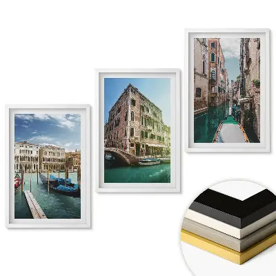 Set tablouri living Veneția în cadre frumoase