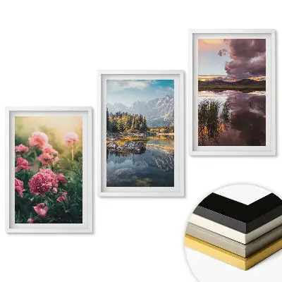 Set tablouri living Peisaje naturale în trei versiuni