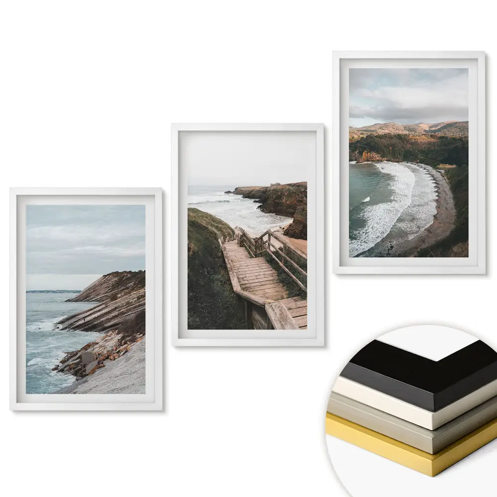 Set 3 tablouri pentru living Frumusețe naturală