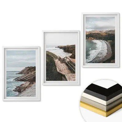 Set 3 tablouri living Frumusețe naturală în trei versiuni