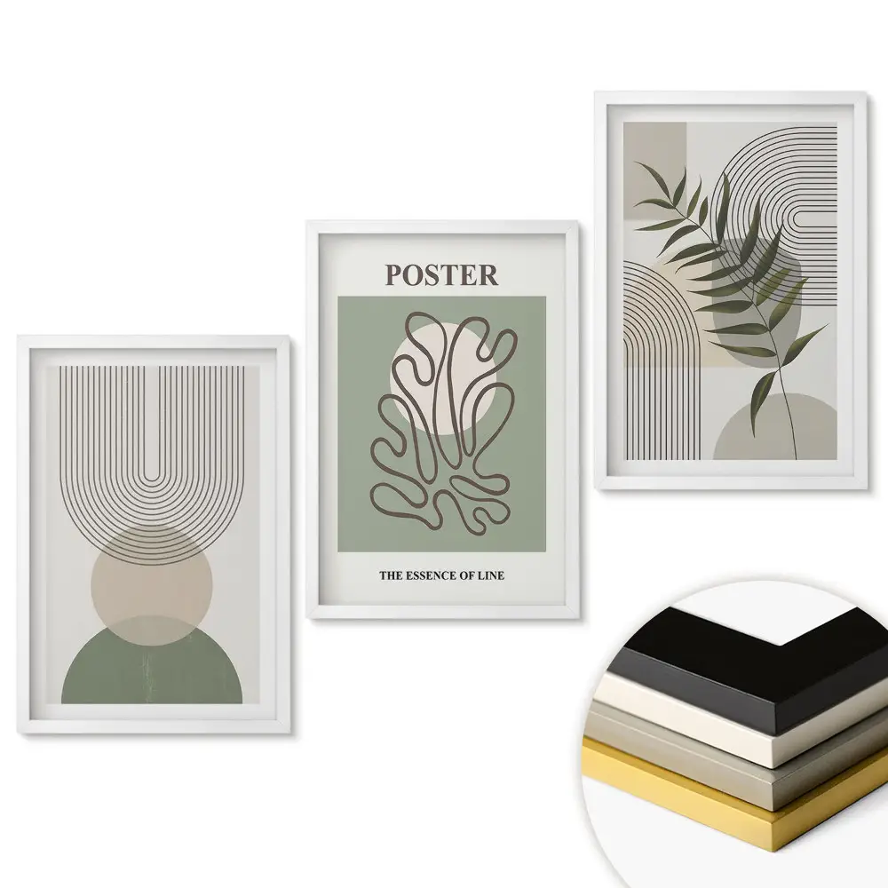 Set tablouri living Modele minimaliste în culori discrete