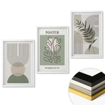 Set tablouri living Modele minimaliste în culori discrete
