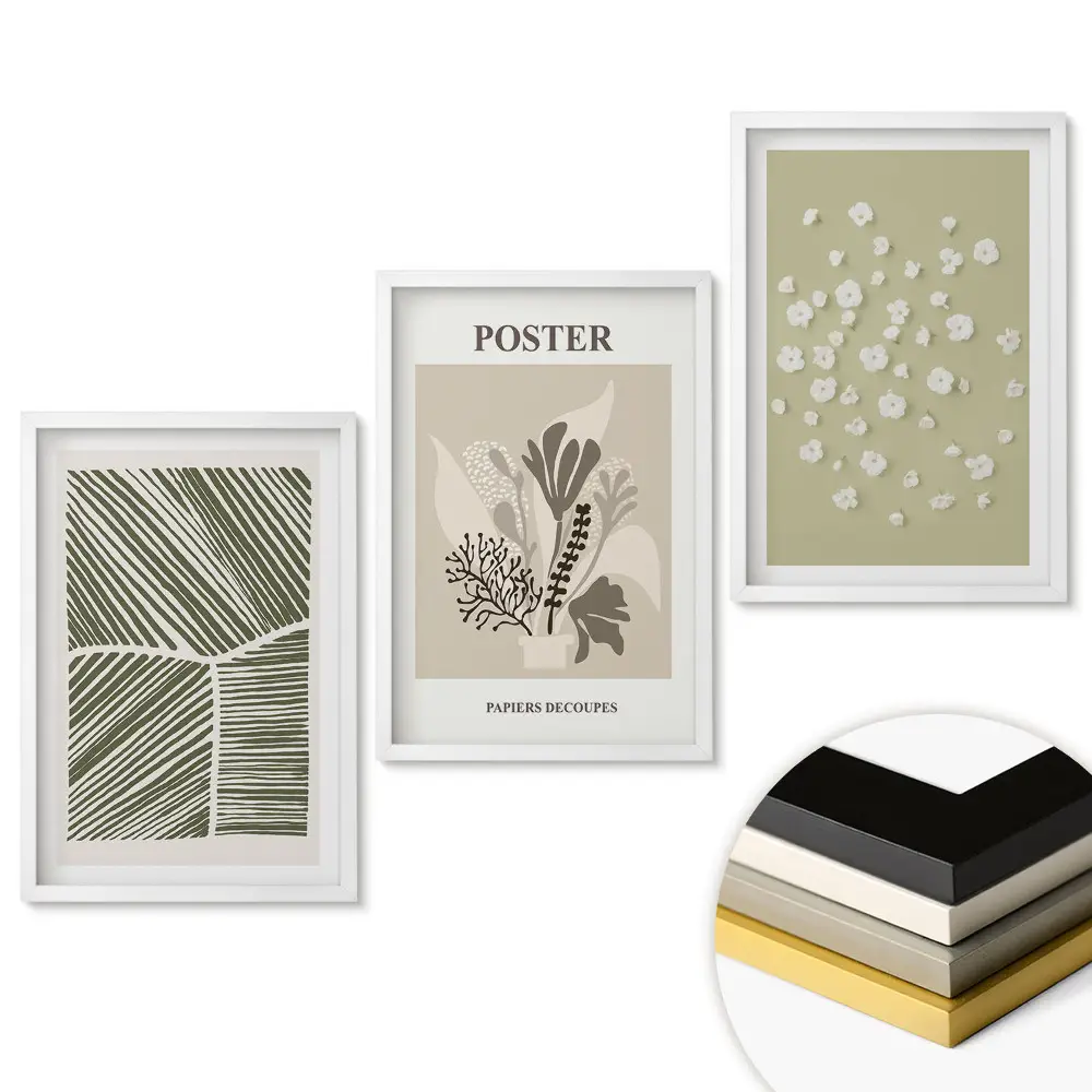 Set de tablouri moderne pentru decorarea livingului