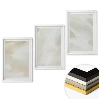 Set tablouri living Fundaluri abstracte în culori estompate