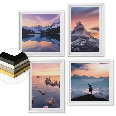 Set tablouri înrămate Peisaje uimitoare pline de natură și pace
