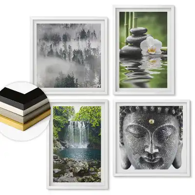Set tablouri înrămate Armonia naturii și liniștea sufletească