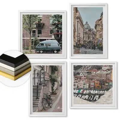 Set de tablouri înrămate Locuri fermecătoare în peisajul urban