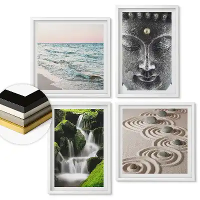 Set de tablouri înrămate Armonia naturii și liniștea sufletească