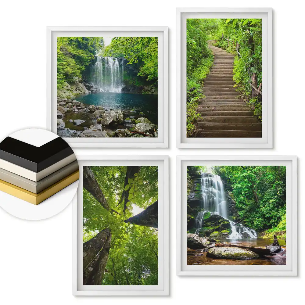 Set tablouri înrămate Imersiune în frumusețea naturii
