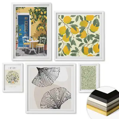 Set tablouri înrămate Inspirații naturale într-un stil modern