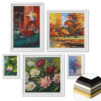Set de tablouri înrămate Culorile naturii și inspirațiile primăverii