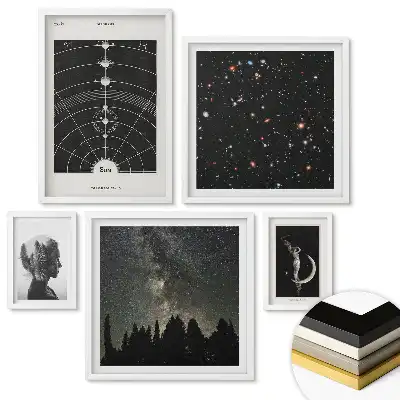 Set tablouri înrămate Inspirații cosmice și secretele universului