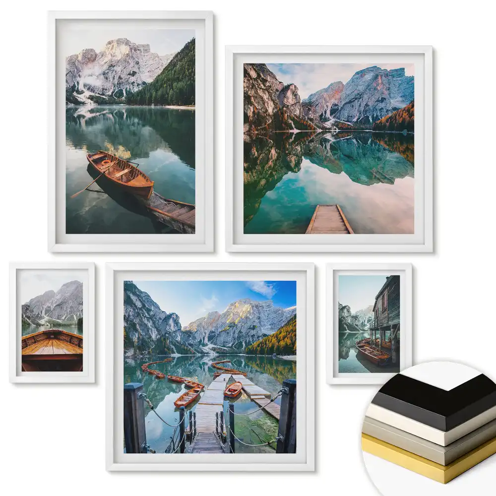 Set de tablouri înrămate O bucătărie plină de iubire și fericire