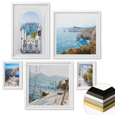 Set tablouri înrămate Peisaje din Grecia