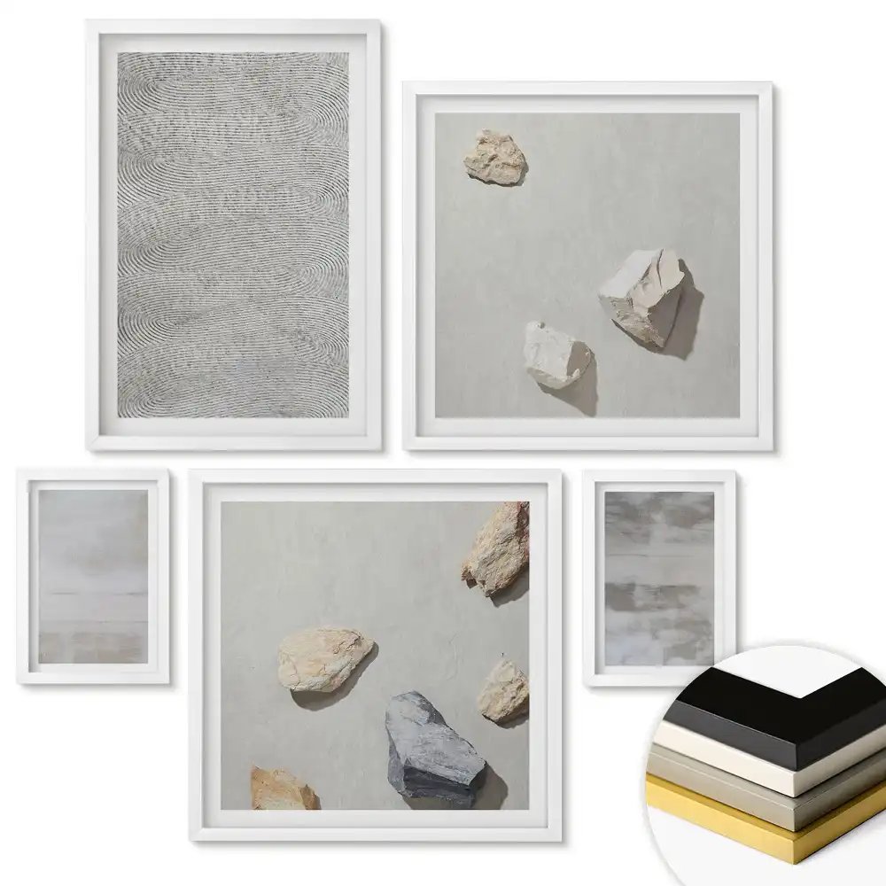 Set de tablouri înrămate Frumusețe naturală în stil minimalist