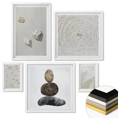 Set tablouri înrămate Minimalism și armonie în spațiu