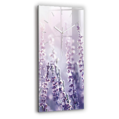 Ceas vertical de perete din sticlă decorativ Abstracție