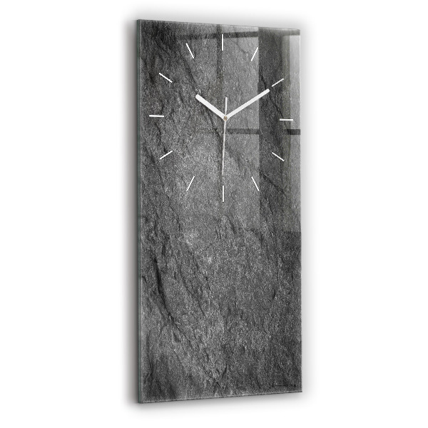 Ceas din sticlă dreptunghiular vertical decorativ Rocă vulcanică