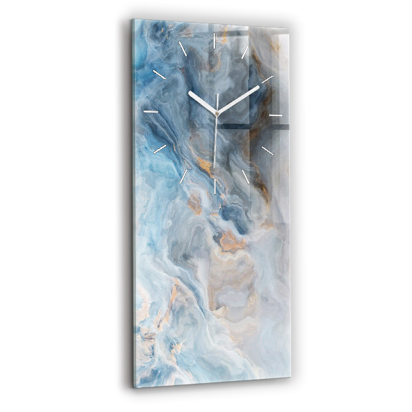 Ceas din sticlă dreptunghiular vertical decorativ Model de marmură