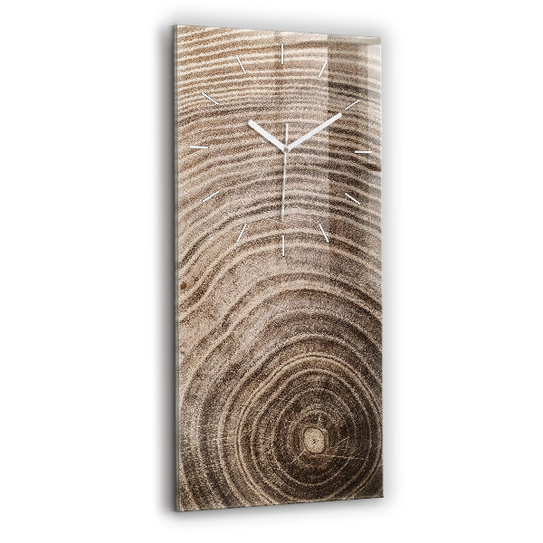 Ceas din sticlă dreptunghiular vertical decorativ Trunchi