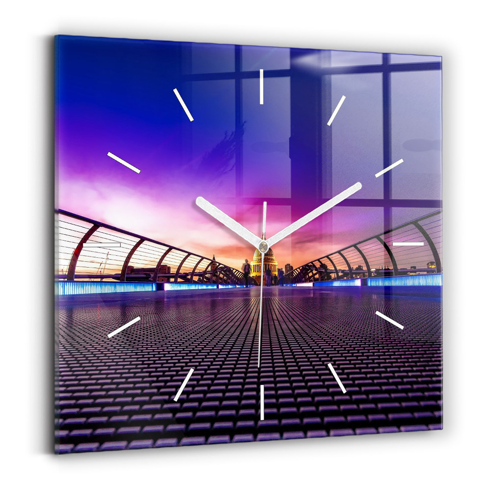 Ceas perete din sticlă pătrat Catedrala Sf. Paul